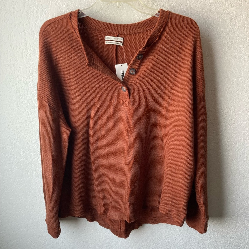 NWT UO Zachary Oversized Henley Top